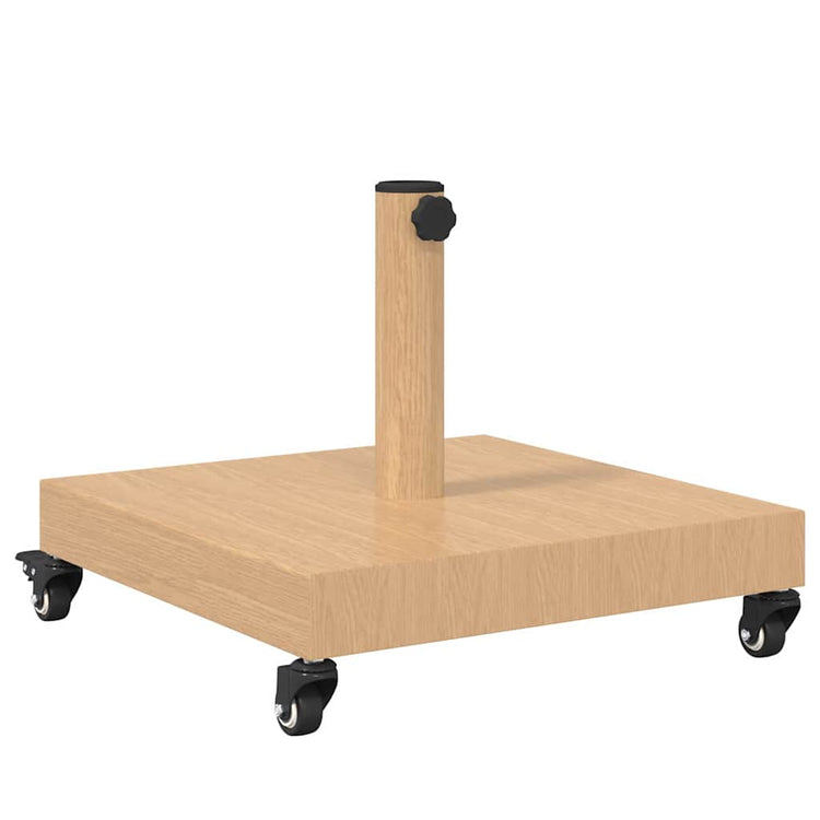 Vidaxx Sonnenschirmständer helles Holz 45 x 45 x 31,5 cm