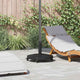 Vidaxx Sonnenschirmständer schwarz 48 x 48 x 32 cm
