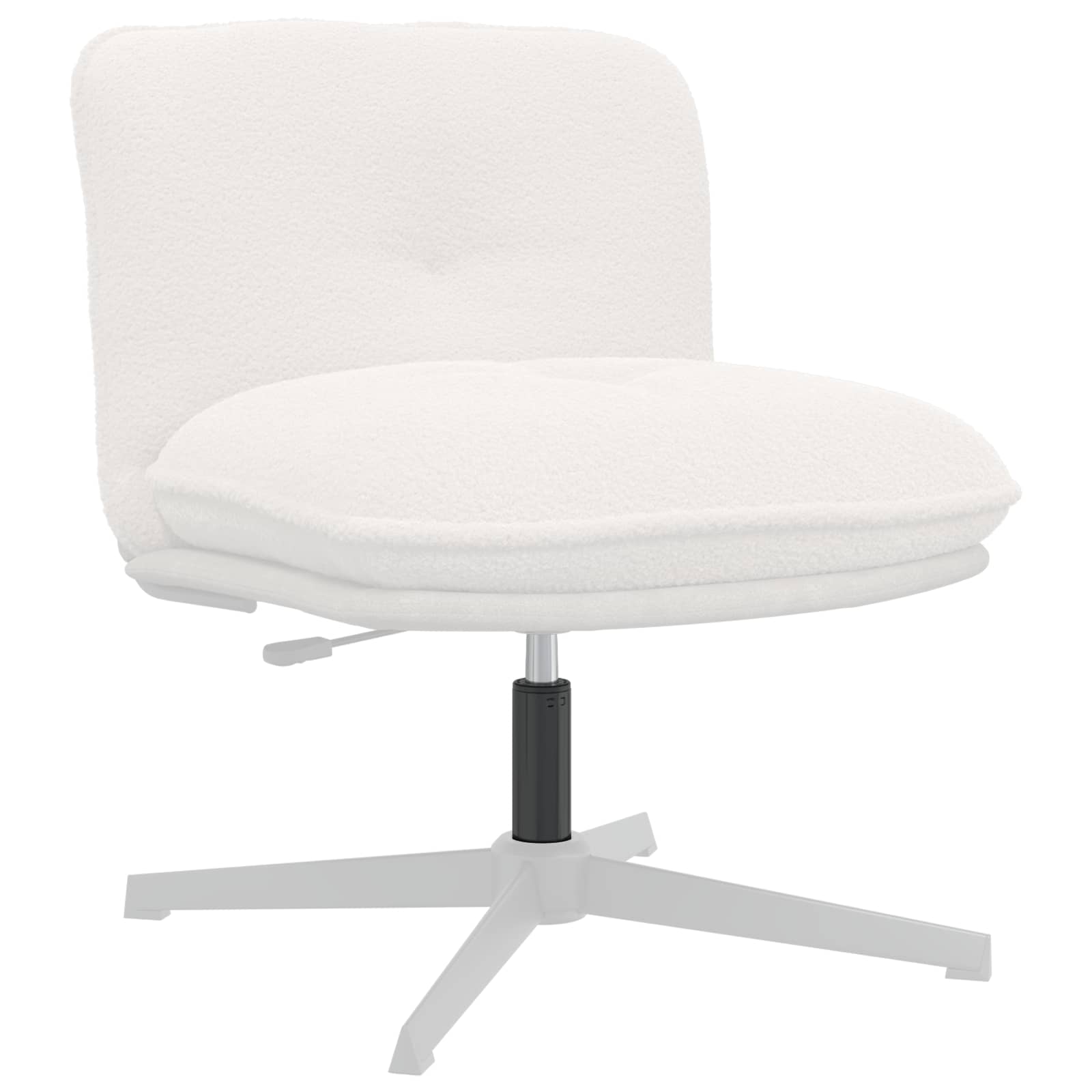 Vidaxx Bürostuhl Gasflasche Schwarz 239-309 mm Eisen
