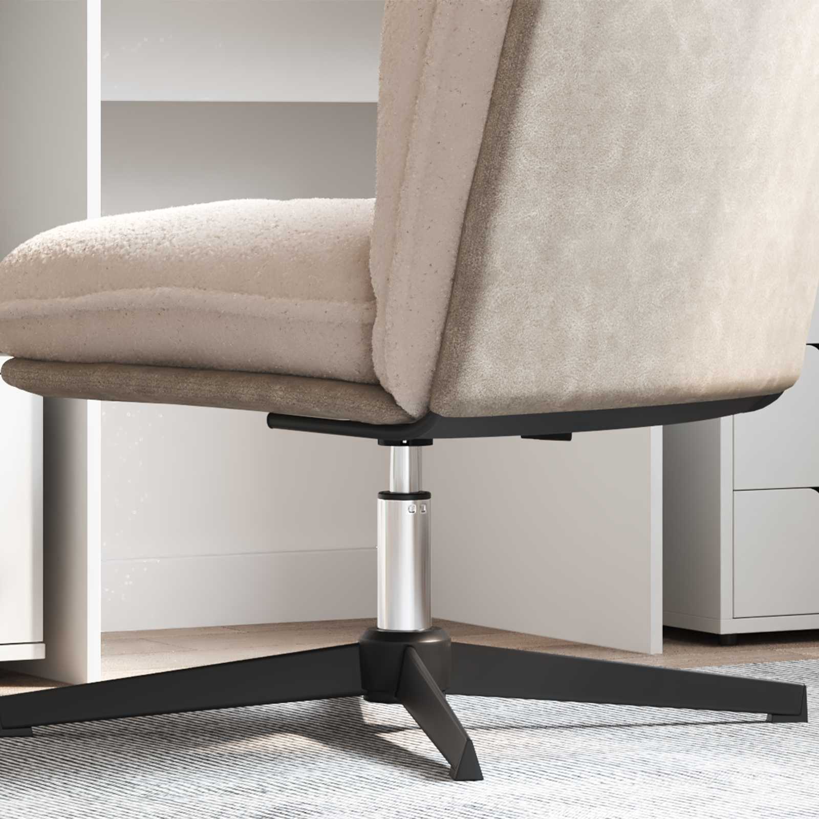 VidaXL Bürostuhl Gasflasche Chrom 239-309 mm Eisen