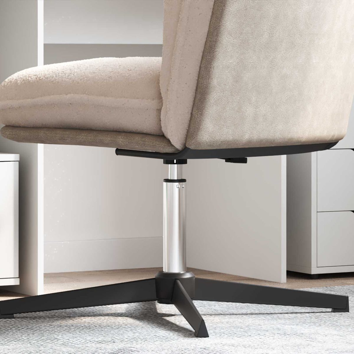 Vidaxx Bürostuhl Gasflasche Chrom 307-447 mm Eisen