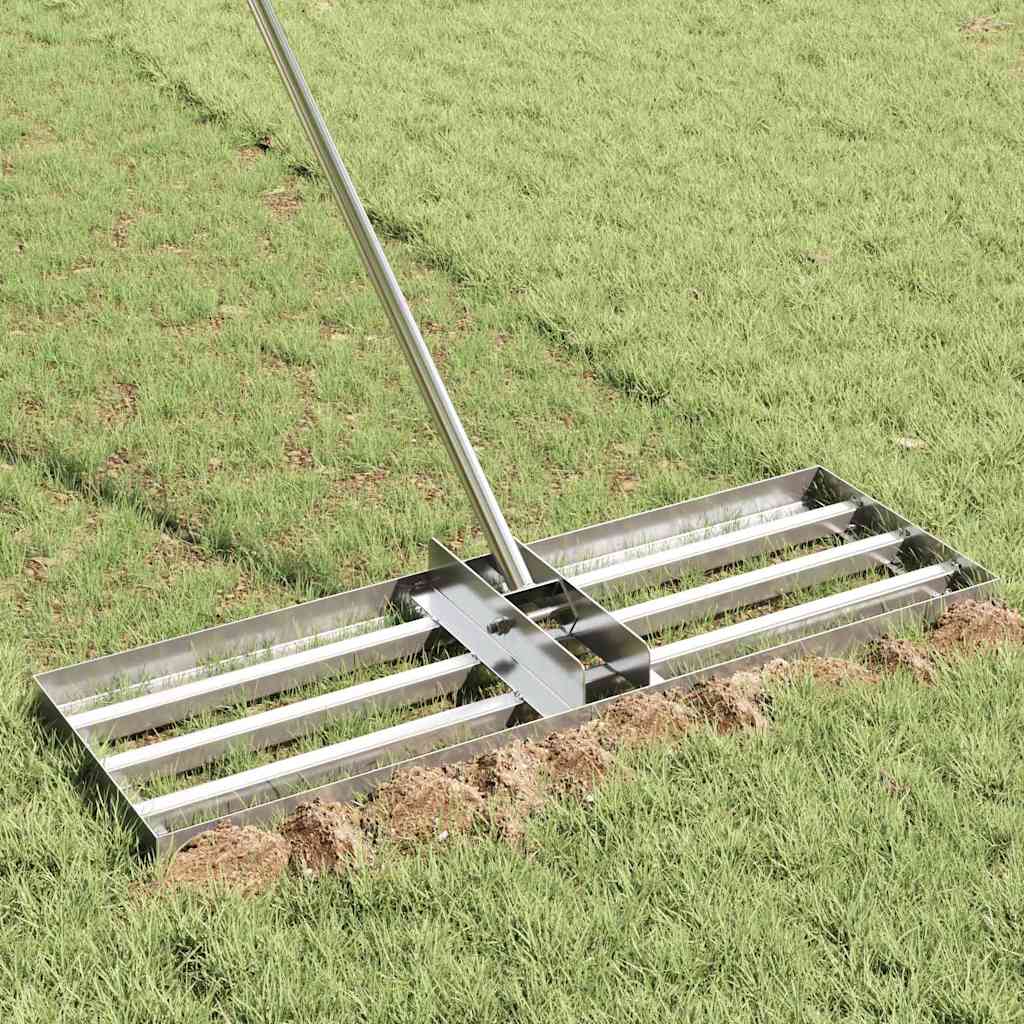 Vidaxx Ersatzkopf für Gartenrechen Silber Edelstahl