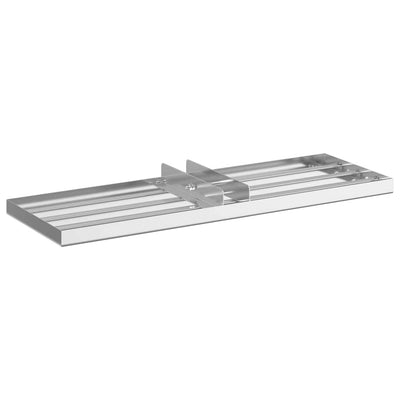 Vidaxx Ersatzkopf für Gartenrechen Silber Edelstahl