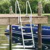 Vidaxx 5-stufige Hafentreppe Silber 58 x 77 x 191 cm Aluminium