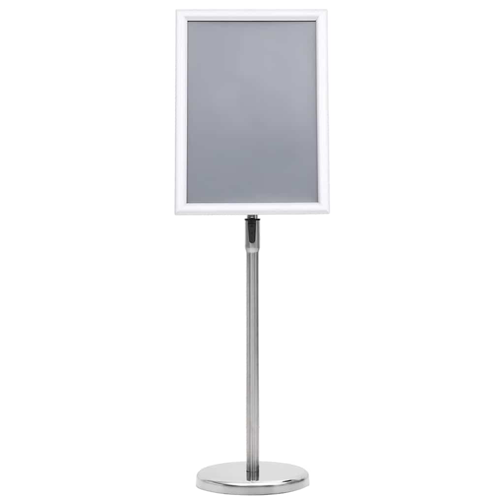 Vidaxx Posterständer 2 Stück Silber 32,7 x 24 x 108 cm Aluminium