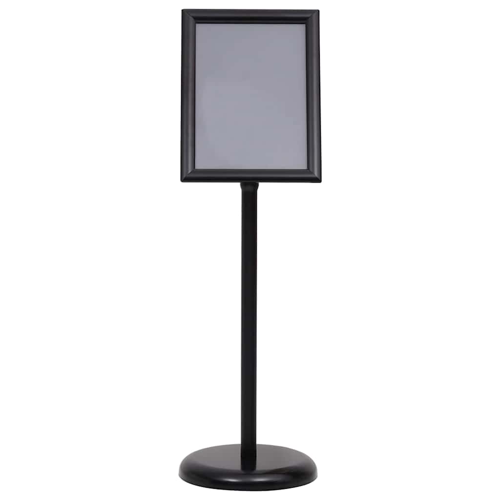 Vidaxx Posterständer 2 Stück schwarz 32,7 x 24 x 108 cm Aluminium