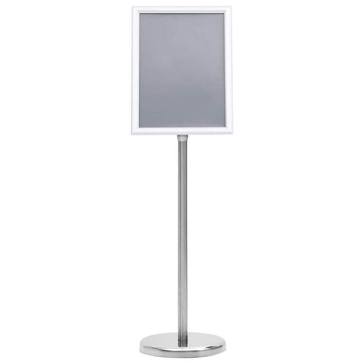 Vidaxx Posterständer 2 Stück Silber 32,7 x 24 x 108 cm Aluminium