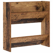 VidaXL Schuhschrank mit Regal Altholz 60 x 18 x 60 cm Holzwerkstoff - afbeelding 2