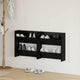 Vidaxx Schuhschrank 2 Stk. Schwarze Eiche 60 x 18 x 60 cm Holzwerkstoff