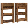 VidaXL Schuhschrank 2 Stk. Altholz 60 x 18 x 90 cm verarbeitetes Holz