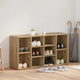 Vidaxx Schuhbank Artisan Eiche 103 x 30 x 54,5 cm aus handgefertigtem Holz