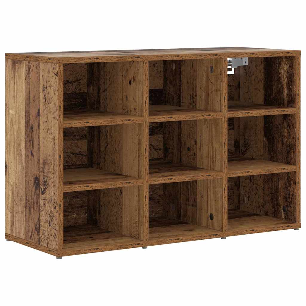 Vidaxx Schuhschrank mit Regal Altholz 77,5 x 30 x 51 cm Holzwerkstoff