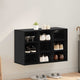 Vidaxl Schuhschrank schwarze Eiche 77,5 x 30 x 51 cm Holzwerkstoff