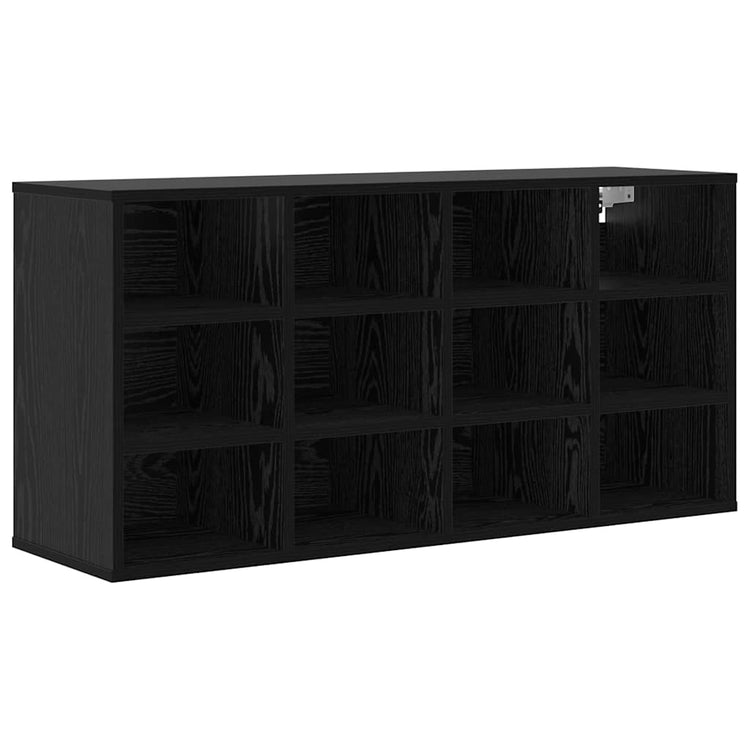 VidaXL Schuhschrank schwarze Eiche 103 x 30 x 51 cm Holzwerkstoff