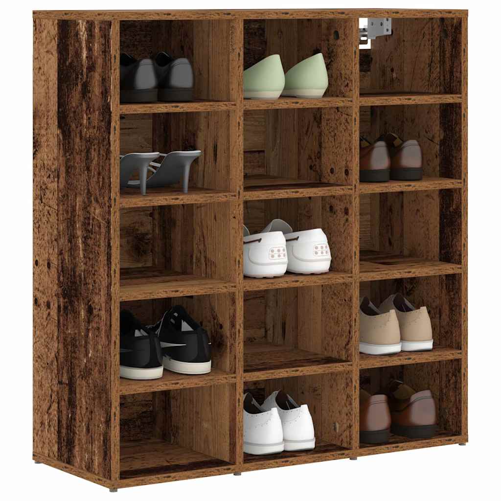 Vidaxx Schuhschrank mit Regal Altholz 77,5 x 30 x 83,5 cm Holzwerkstoff