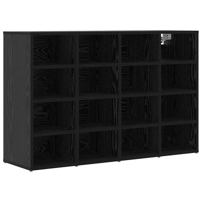 VidaXL Schuhschrank schwarze Eiche 103 x 30 x 67 cm Holzwerkstoff