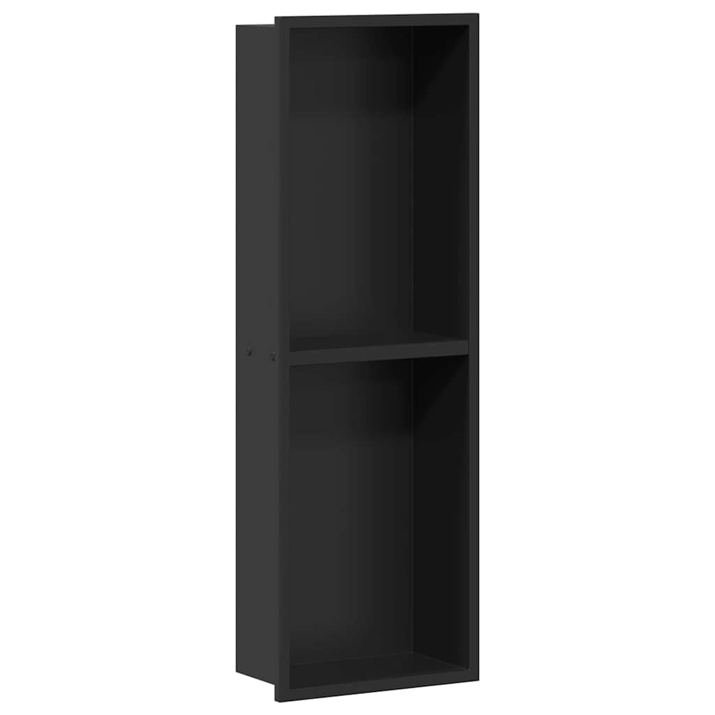 Vidaxx Duschnische schwarz 60 x 20 x 9,5 cm Edelstahl