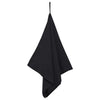 Vidaxx Sporthandtücher 2 Stück schwarz 100 x 50 cm Polyester und Polyamid