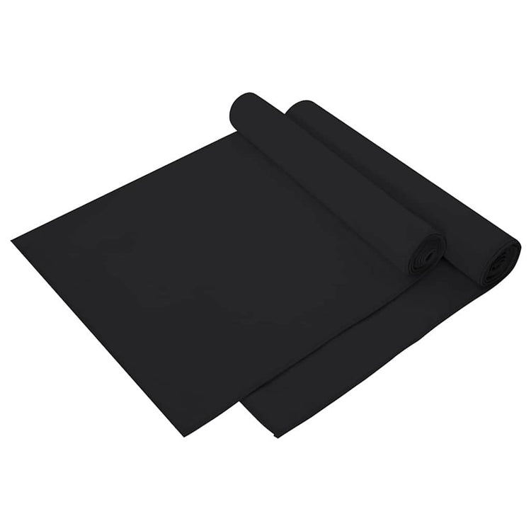 Vidaxx Sporthandtücher 2 Stück schwarz 140 x 70 cm Polyester und Polyamid