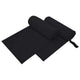 Vidaxx Sporthandtücher 2 Stück schwarz 200 x 100 cm Polyester und Polyamid