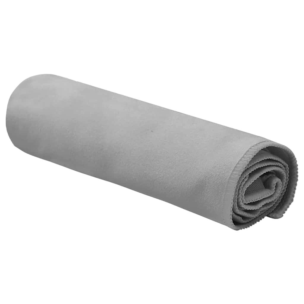 Vidaxl Sporthanddoeken 2 Stück Donkergrijs 50 x 30 cm