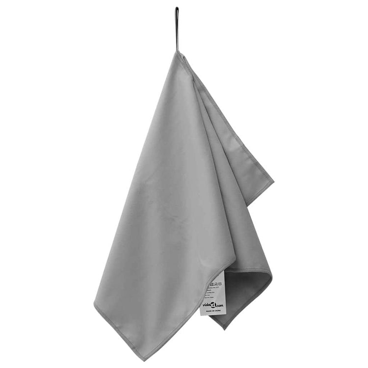 Vidaxl Sporthanddoeken 2 Stück Donkergrijs 50 x 30 cm