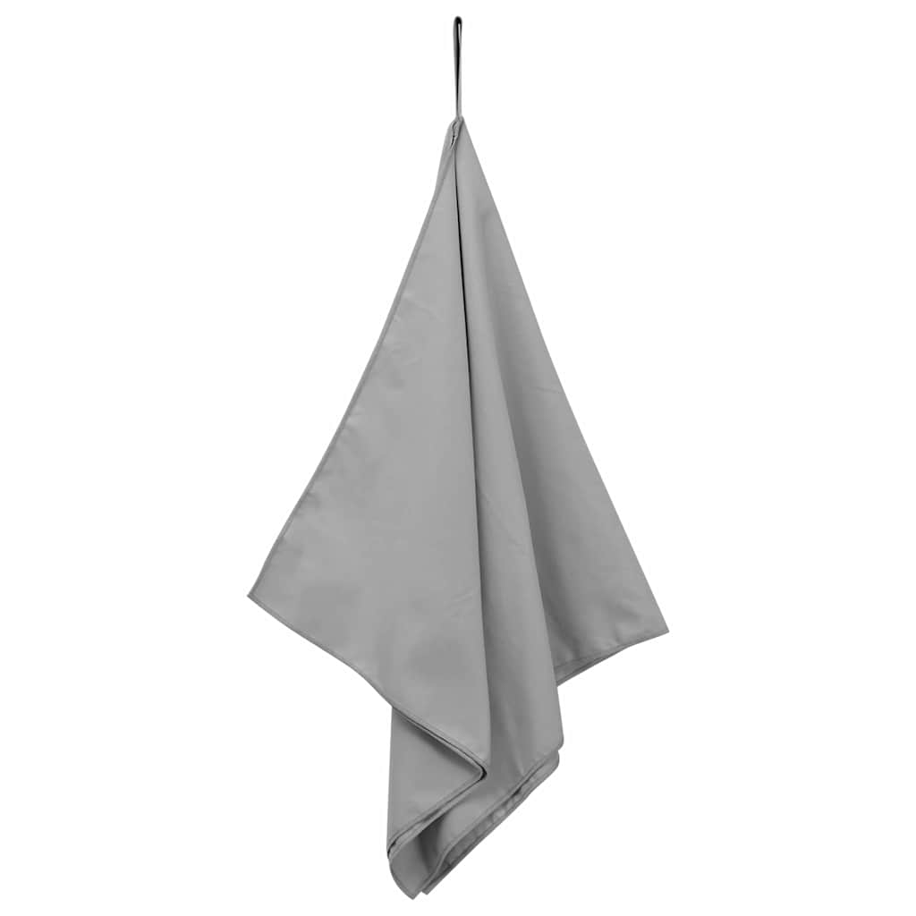Vidaxl Sporthandtücher 2 Stück dunkelgrau 100 x 50 cm