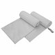 Vidaxx Sporthandtücher 2 Stück grau 200 x 100 cm Polyester und Polyamid
