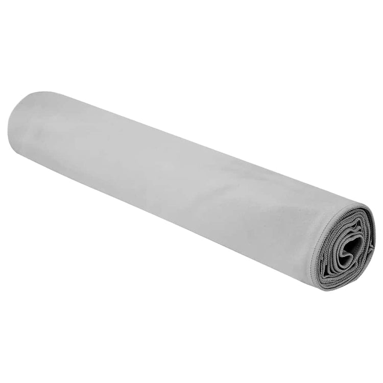 Vidaxx Sporthandtücher 2 Stück grau 200 x 100 cm Polyester und Polyamid