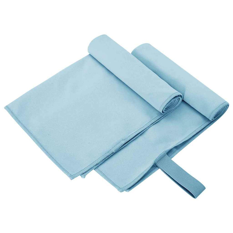 Vidaxx Sporthandtücher 2 Stück blau 50 x 30 cm Polyester und Polyamid