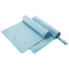 Vidaxx Sporthandtücher 2 Stück blau 100 x 50 cm Polyester und Polyamid