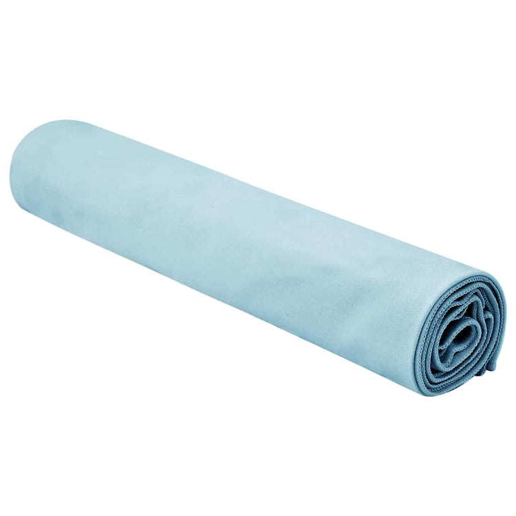 Vidaxx Sporthandtücher 2 Stück blau 140 x 70 cm Polyester und Polyamid