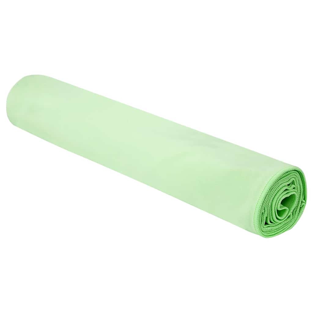 Vidaxx Sporthandtücher 2 Stück grün 180 x 90 cm Polyester und Polyamid