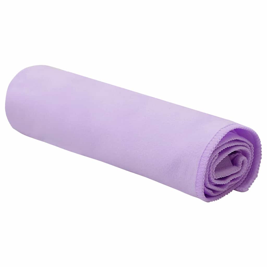 Vidaxx Sporthandtücher 2 Stk. Lila 50 x 30 cm Polyester und Polyamid