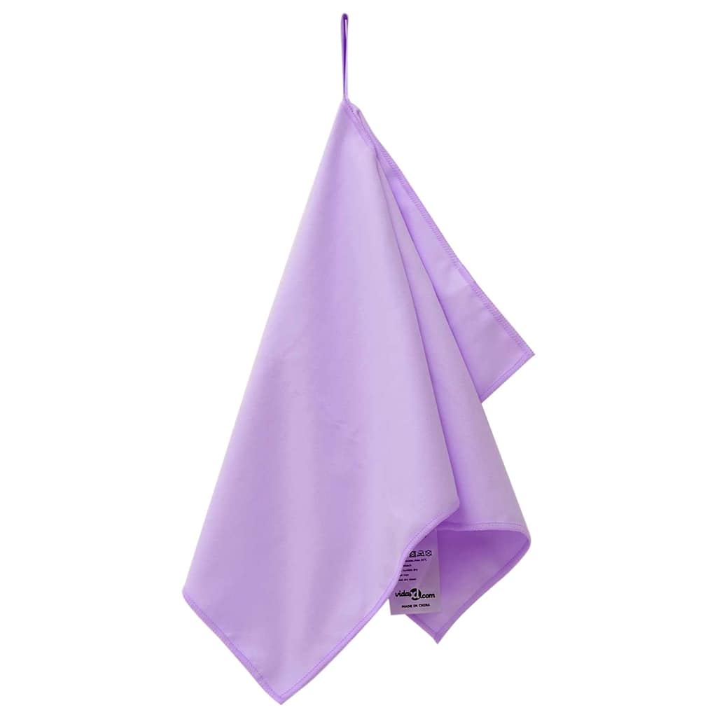 Vidaxx Sporthandtücher 2 Stk. Lila 50 x 30 cm Polyester und Polyamid