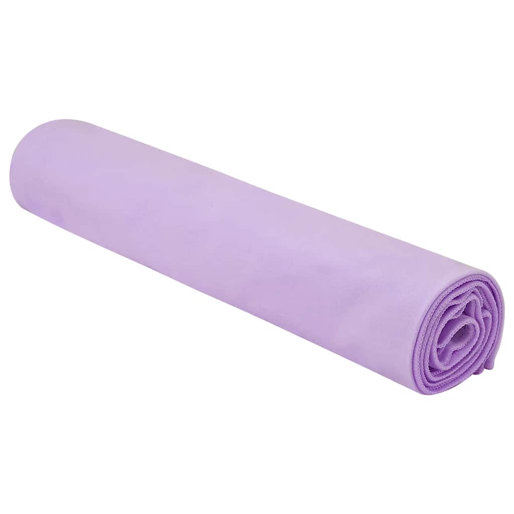 Vidaxx Sporthandtücher 2 Stk. Lila 140 x 70 cm Polyester und Polyamid