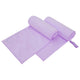 Vidaxx Sporthandtücher 2 Stk. Lila 200 x 100 cm Polyester und Polyamid