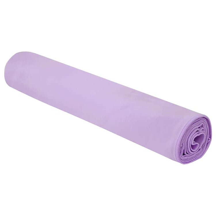 Vidaxx Sporthandtücher 2 Stk. Lila 200 x 100 cm Polyester und Polyamid