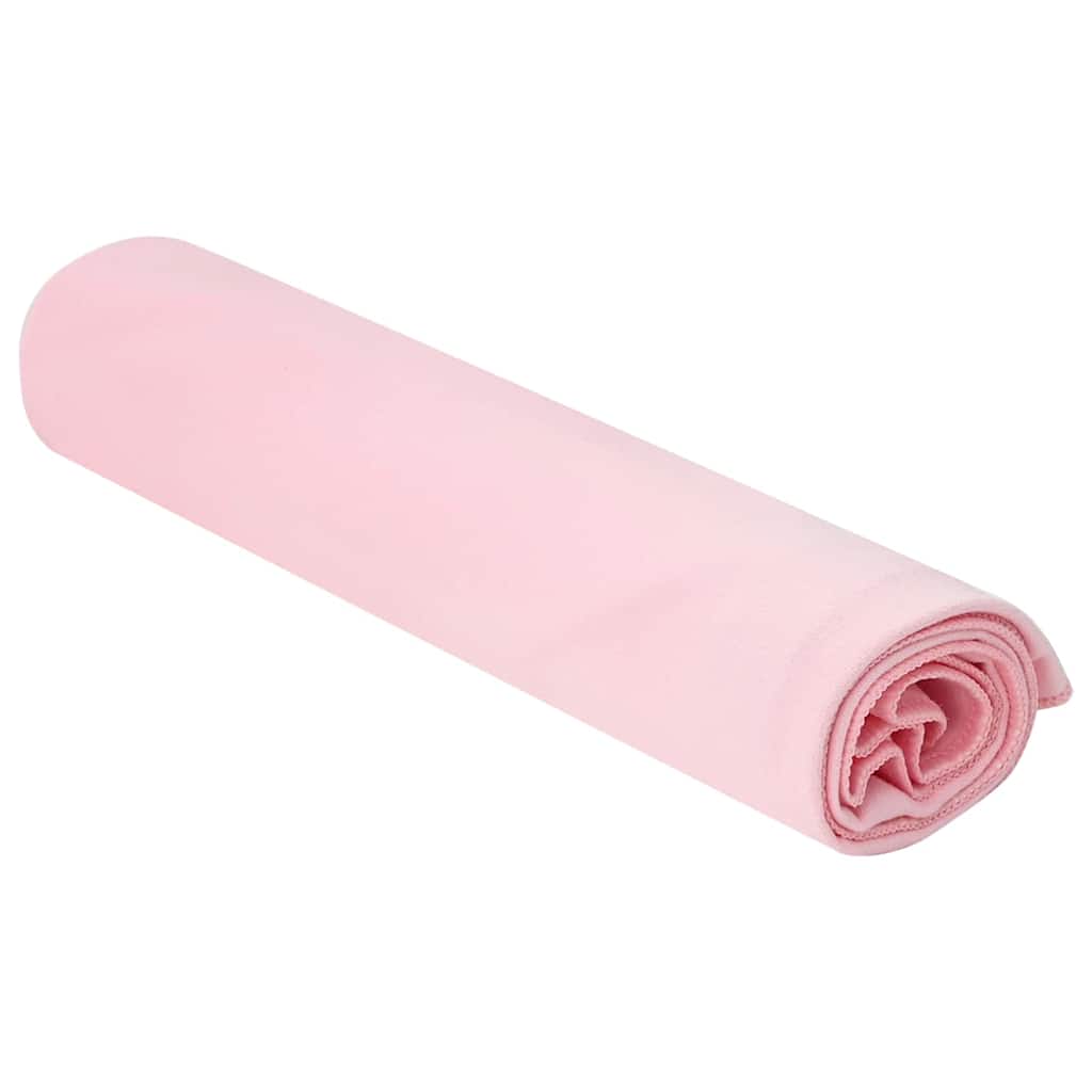 Vidaxx Sporthandtücher 2 Stück rosa 100 x 50 cm Polyester und Polyamid