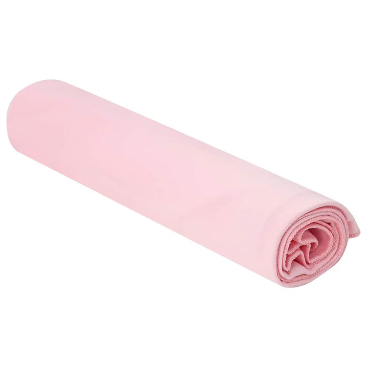 Vidaxx Sporthandtücher 2 Stück rosa 100 x 50 cm Polyester und Polyamid