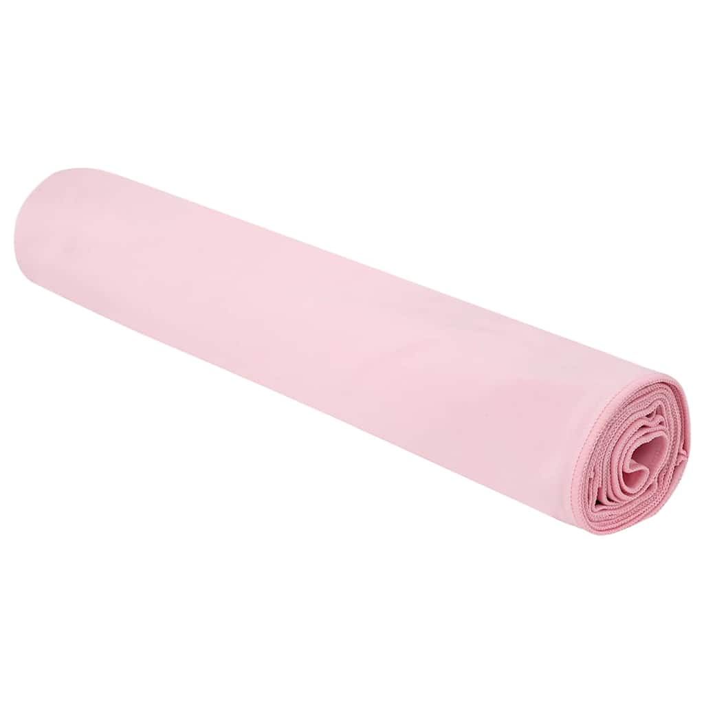 Vidaxx Sporthandtücher 2 Stück rosa 200 x 100 cm Polyester und Polyamid