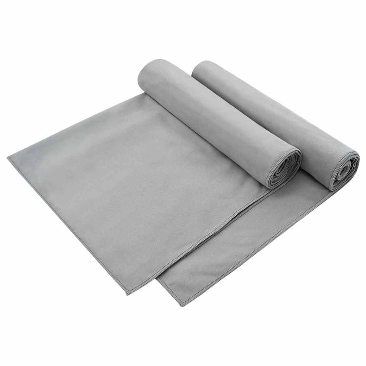 Vidaxl Outdoor-Stuhltücher 2 Stück dunkelgrau 130 x 60 cm