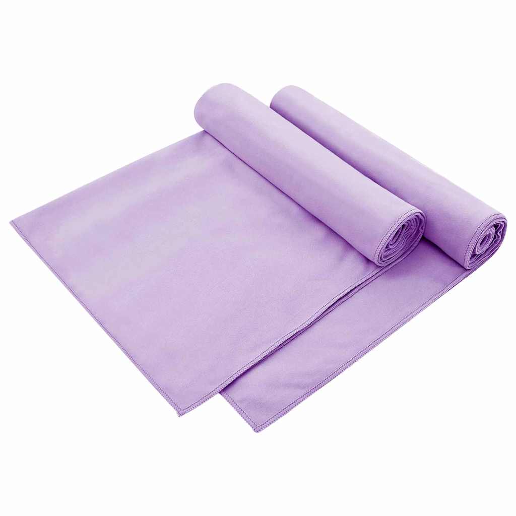 Vidaxx Outdoor-Stuhlhandtücher 2 Stk. Lila 130 x 60 cm