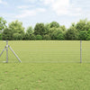 Vidaxl Zaunpfosten 2 Stk. Silber 80 cm pulverbeschichteter Stahl