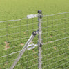 Vidaxl Zaunpfosten 2 Stk. Silber 120 cm pulverbeschichteter Stahl