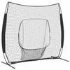 Vidaxx Baseball-Übungsnetz schwarz 250 x 106 x 209 cm Polyester