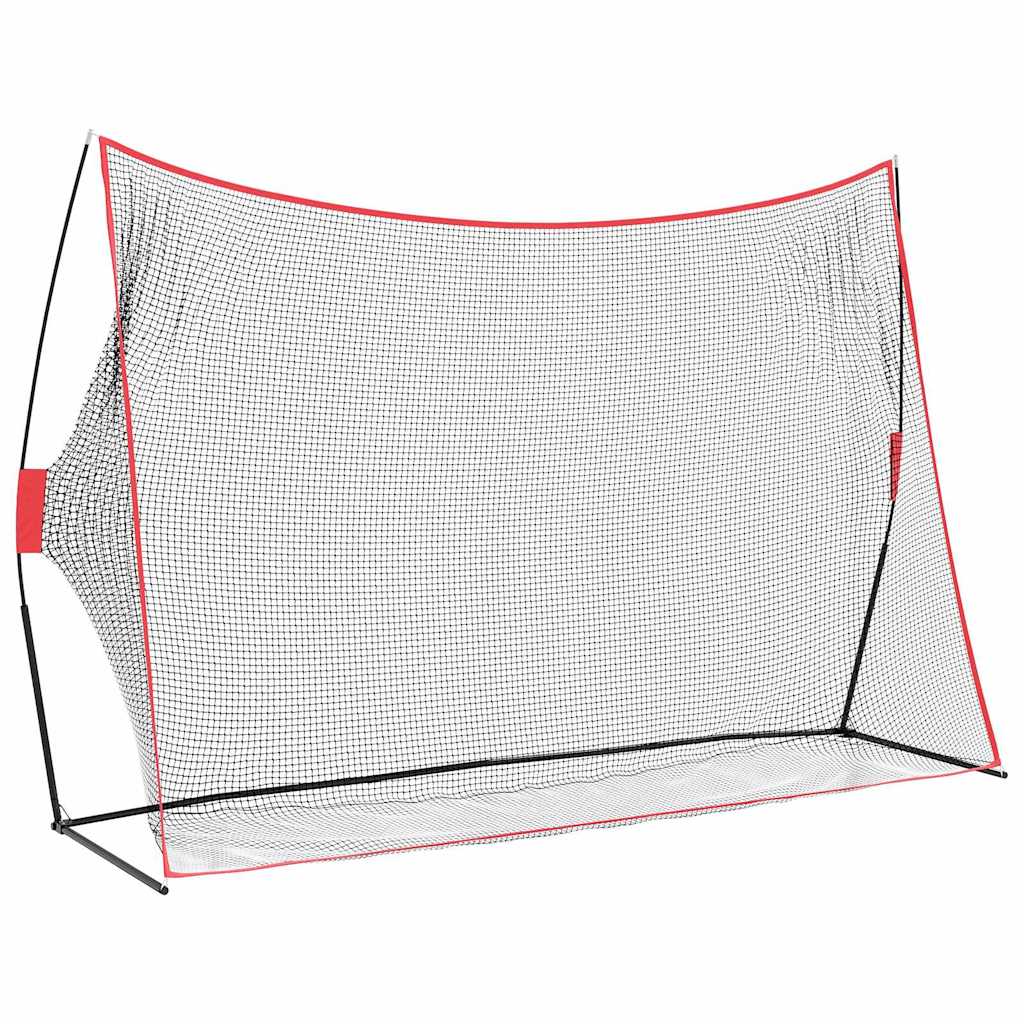 VidaXL Golf-Trainingshilfe schwarz 314 x 92 x 214 cm Polyester