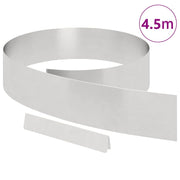 Vidaxx Gartenkante Silber 450 x 0,05 x 15 cm Edelstahl - afbeelding 3
