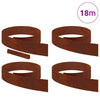 Vidaxl Gartenkante rostig 450 x 0,05 x 15 cm Cortenstahl