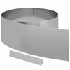 Vidaxl Gartenkante Silber 450 x 0,05 x 15 cm verzinkter Stahl